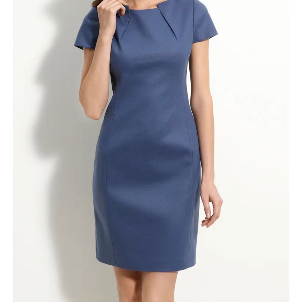Elie Tahari ‘Alexandria’ blue sheath dress